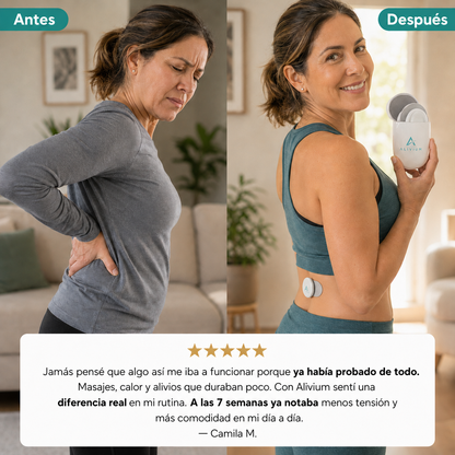 Alivium™ – Masajeador para el Alivio de Tensión Muscular