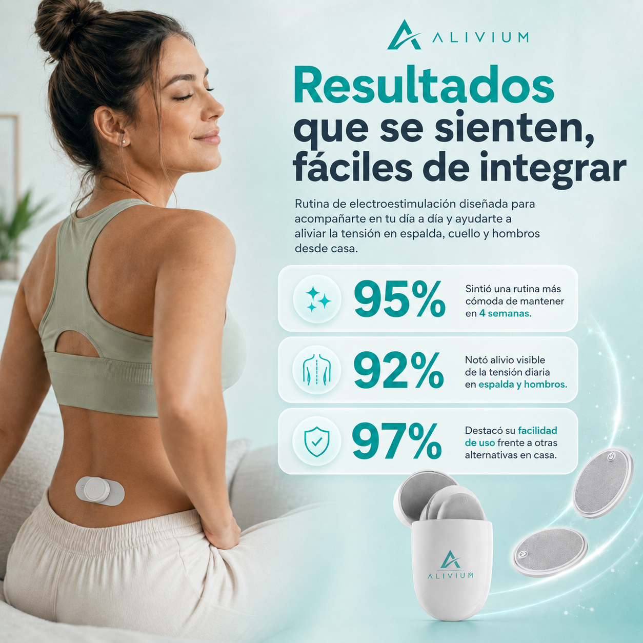 Alivium™ – Masajeador para el Alivio de Tensión Muscular